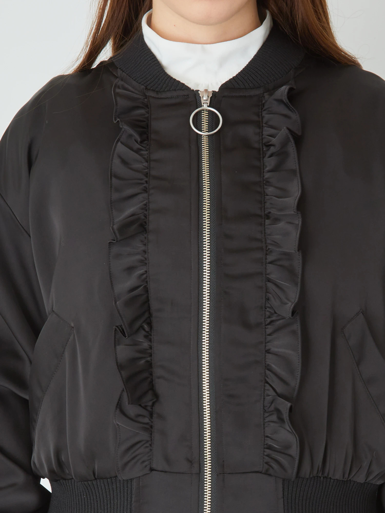 フロントフリルリングZIPブルゾン - Ank Rouge(アンクルージュ