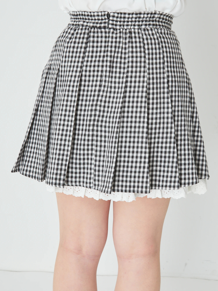 ギンガムプリーツSK - Ank Rouge(アンクルージュ)のスカート