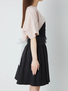 BACKリボンショートTOPS