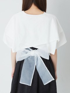 BACKリボンショートTOPS