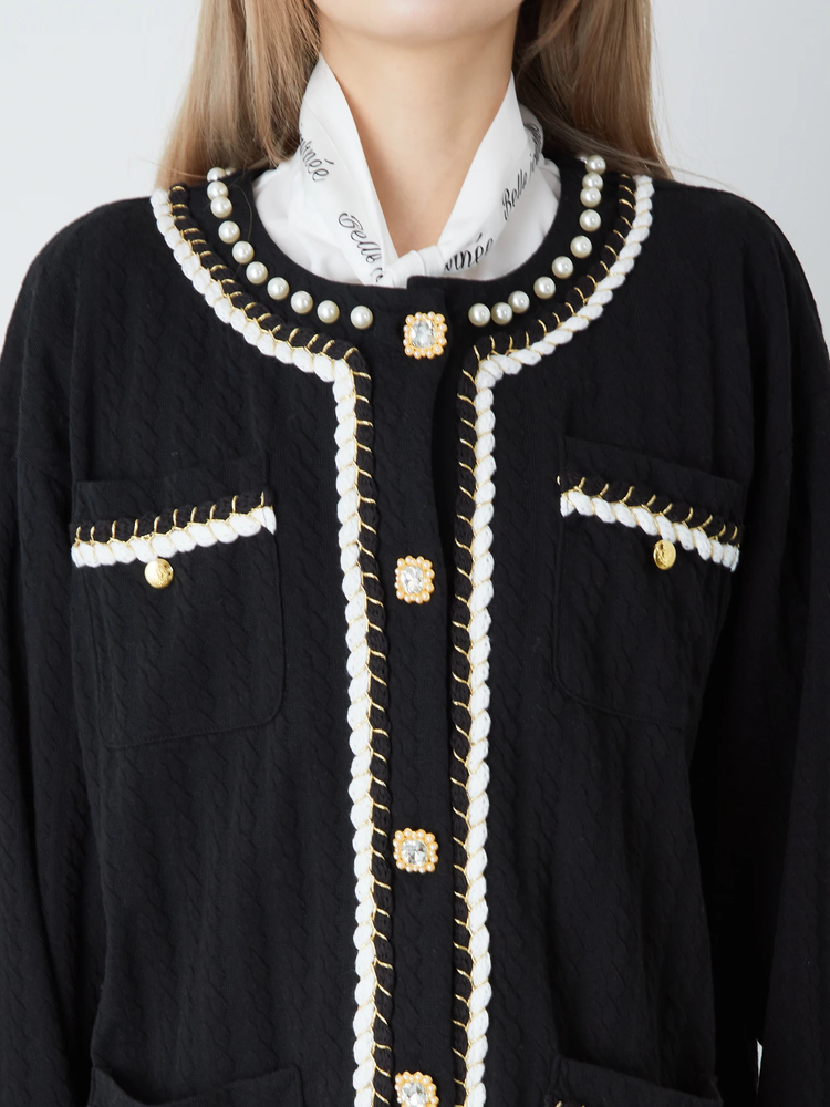 アルページュ Rirandture アンゴラミックス ロングカーディガン
