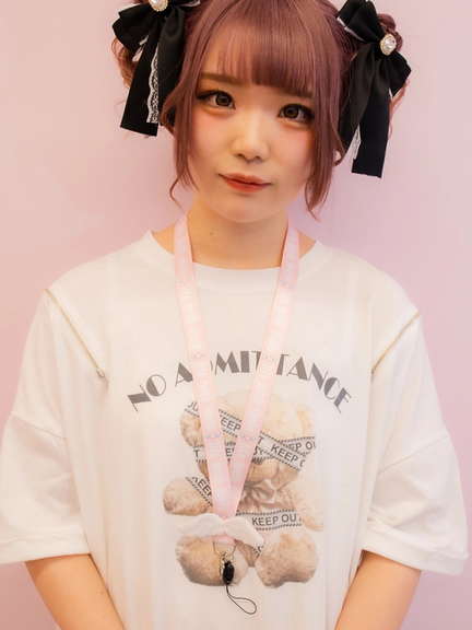 アイドルのいる生活もかちゃんコラボネックストラップ(ピンク)