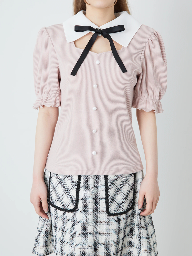 デコルテ開きTOPS - Ank Rouge(アンクルージュ)のTシャツ・カットソー