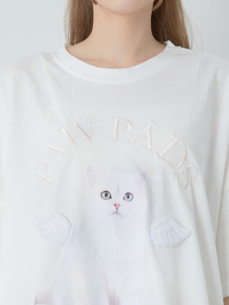Ank Rouge ツインキャットBigTe ツインキャットBigTe - Ank Rouge(アンクルージュ)のTシャツ