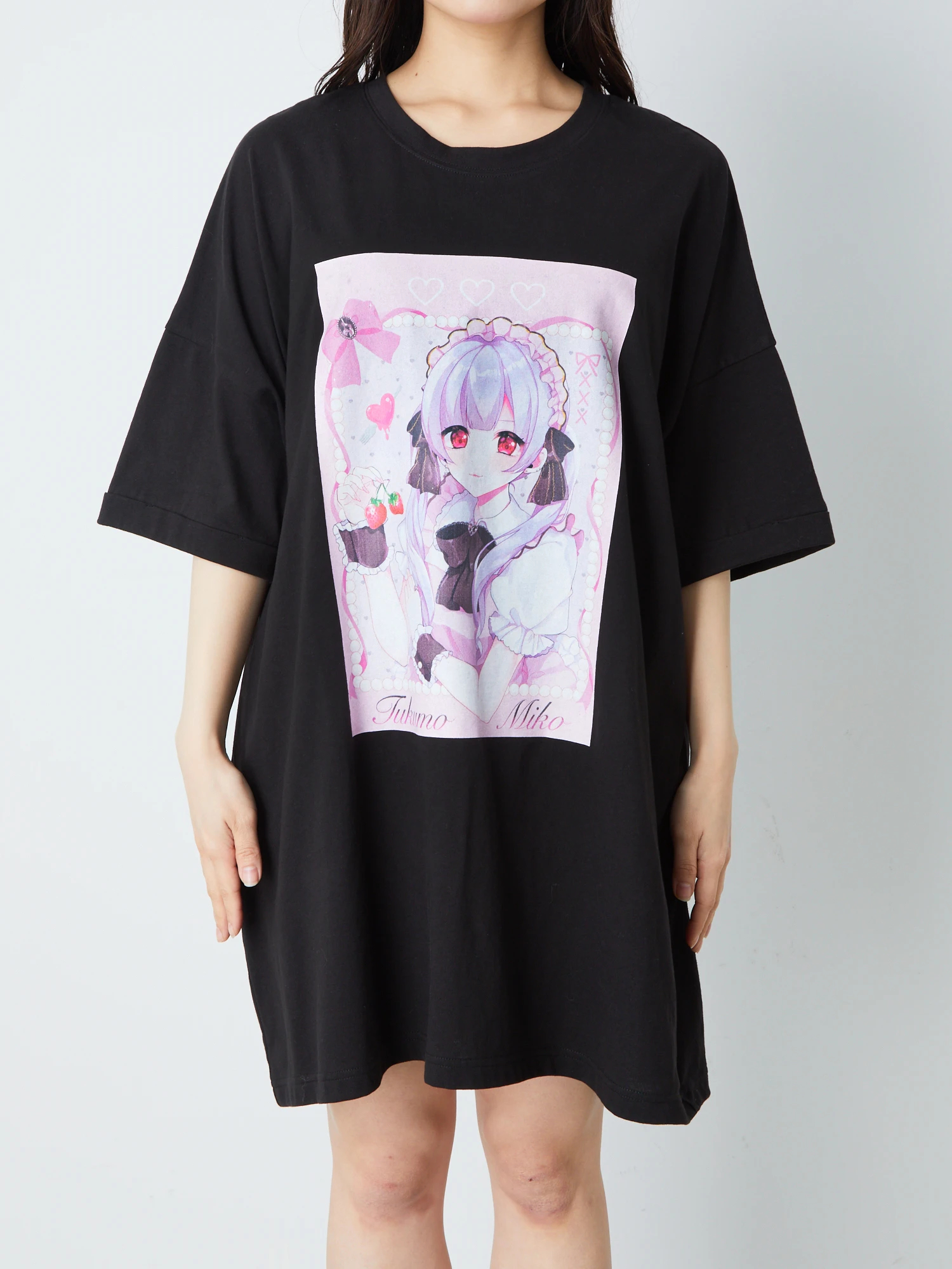 月雲巫女ちゃんコラボBigTE - Ank Rouge(アンクルージュ)のTシャツ