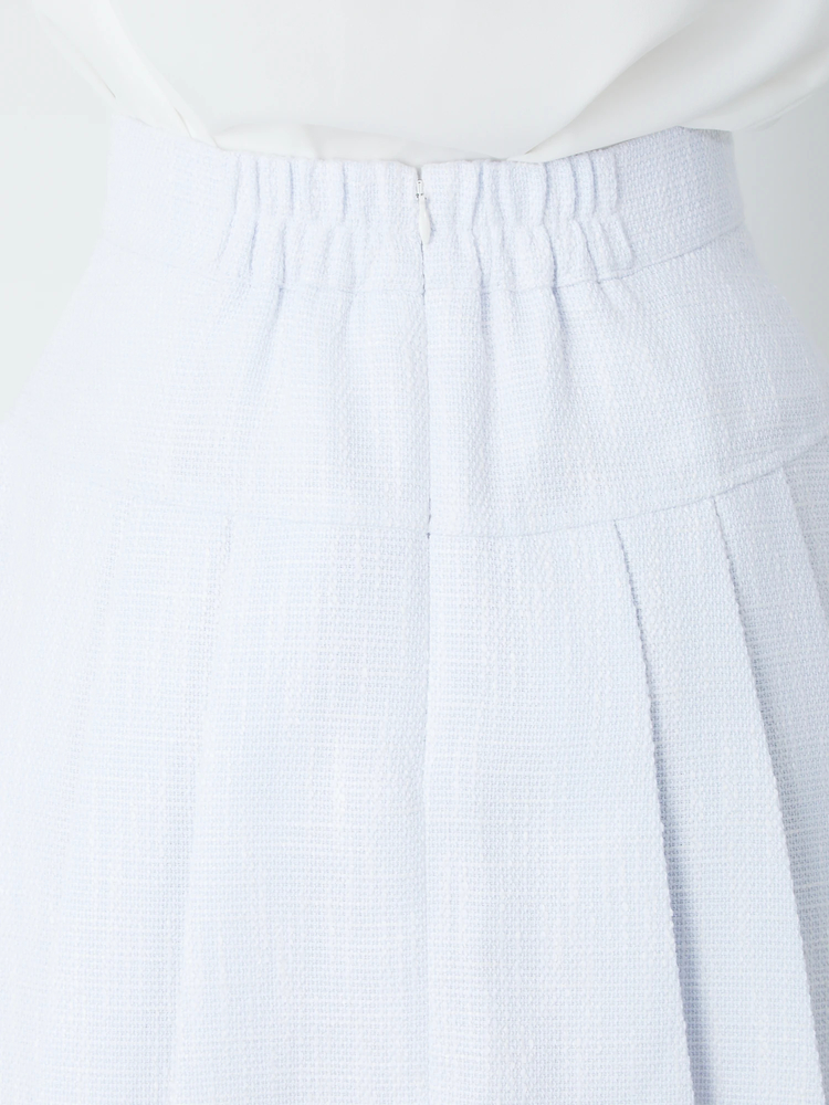 ヨーク切替えツイードプリーツSK - Ank Rouge(アンクルージュ)の