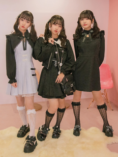ビジューリボンレースソックス