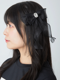 オーガンジーリボンバレッタ