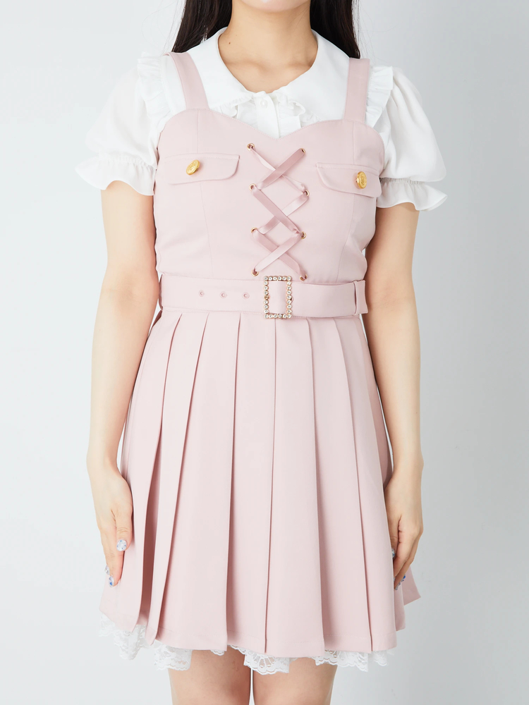 スピンドルプリーツJSK - Ank Rouge(アンクルージュ)のワンピース