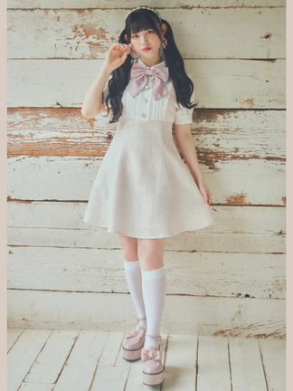 【新品】アンミールミネエスト新宿店限定　レースラインドットop ホワイト レースラインドットOP｜evelyn（エブリン）公式通販サイト
