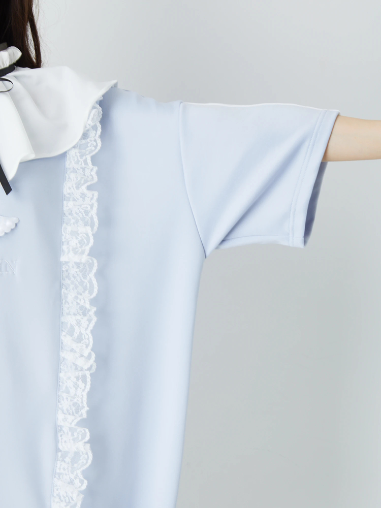 あんページです 天使の羽ジャージBigTe - Ank Rouge(アンクルージュ)のTシャツ