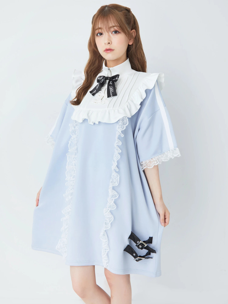【ERES】zephyr ankara コットン ジャージ maxi ドレス セール】 【大きいサイズ】タックドレープジャージードレス