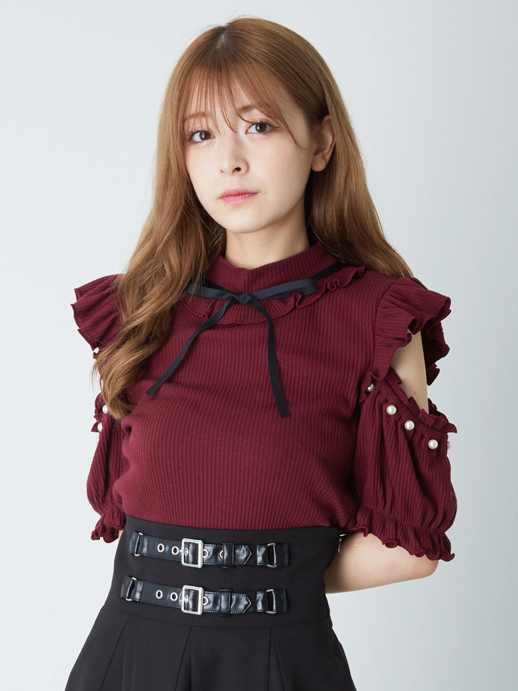 プリーツプリーズPLEATS PLEASE フォールドネックデザイン
