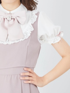 ラウンドヨークSET UPワンピース