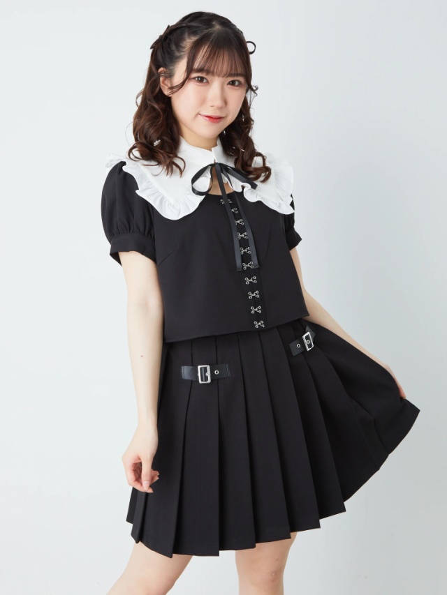 ベルトプリーツSK - Ank Rouge(アンクルージュ)のスカート  