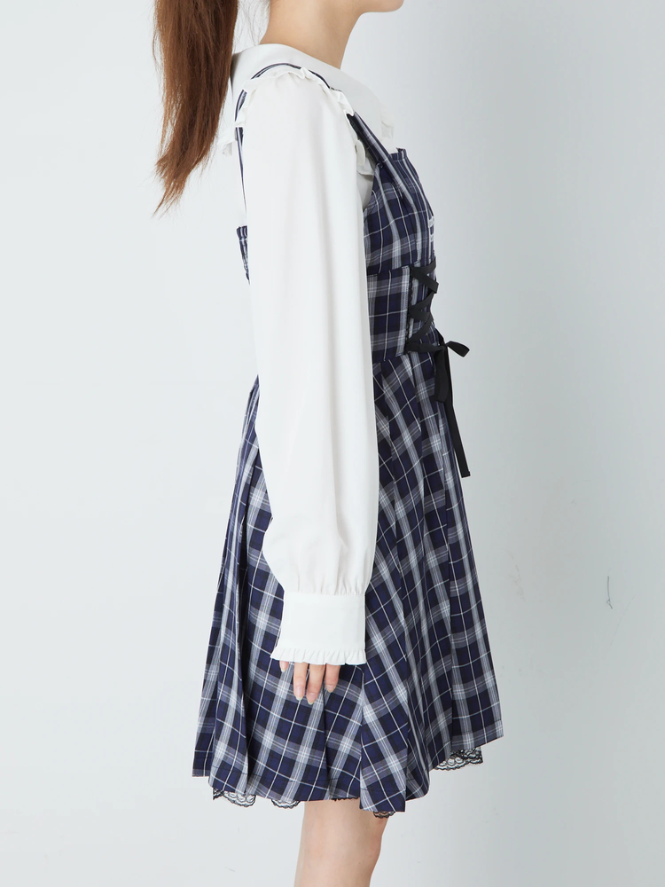 ゴシックプリントプリーツJSK - Ank Rouge(アンクルージュ)の