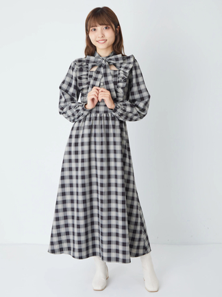 ANDMARY　ロングワンピース andmary♡アンドマリーロングワンピース モカブラウン - メルカリ