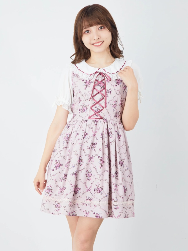 RomanticBouquetスピンドルワンピース - Ank Rouge(アンクルージュ)の  