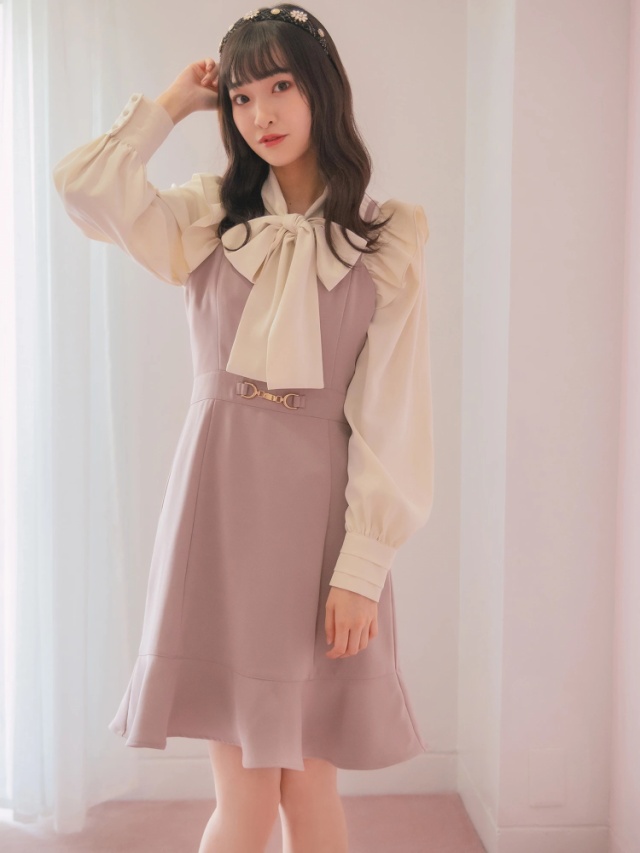 BackスピンドルマーメイドJSK - Ank Rouge(アンクルージュ)の  