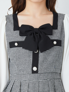 千鳥柄スクエアネックSET/UPワンピース
