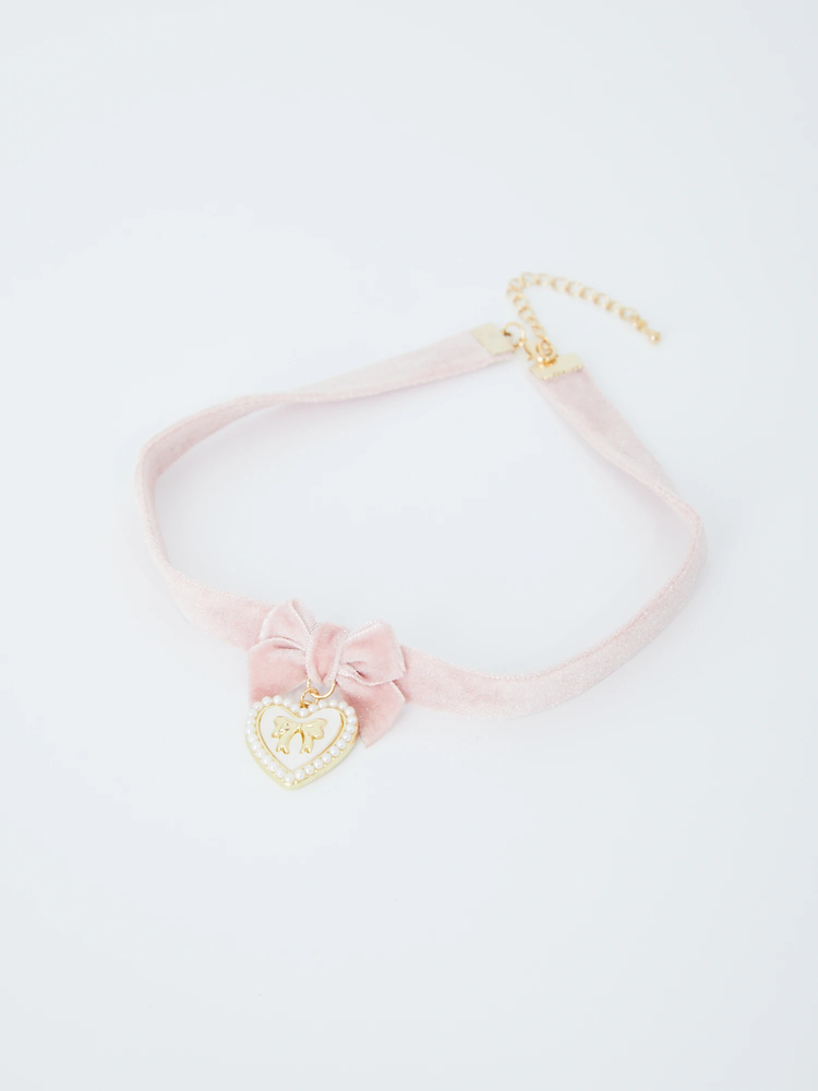 ハートリボンドーリーチョーカー - Ank Rouge(アンクルージュ)の