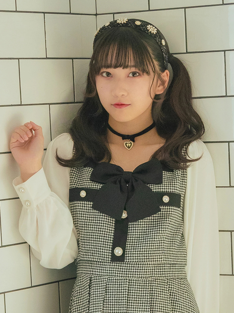 ハートリボンドーリーチョーカー - Ank Rouge(アンクルージュ)の