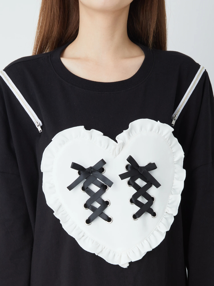 早い者勝ち【D&G】カモフラージュプリントハートコットンTシャツ セール】32/-天竺前後プリントTシャツ（Tシャツ/カットソー
