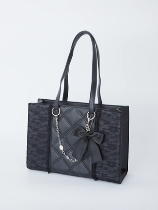 レースキルティングA4 Bag - Ank Rouge(アンクルージュ)のトートバッグ