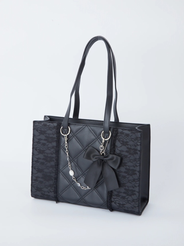 レースキルティングA4 Bag - Ank Rouge(アンクルージュ)のトートバッグ 