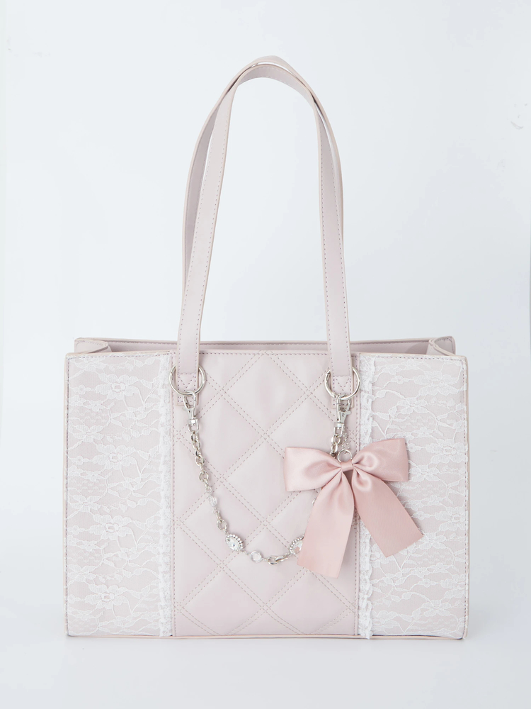 レースキルティングA4 Bag - Ank Rouge(アンクルージュ)のトートバッグ