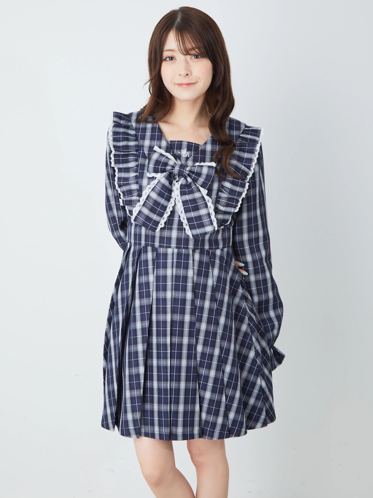 ドーリーリボンプリーツOP - Ank Rouge(アンクルージュ)のワンピース