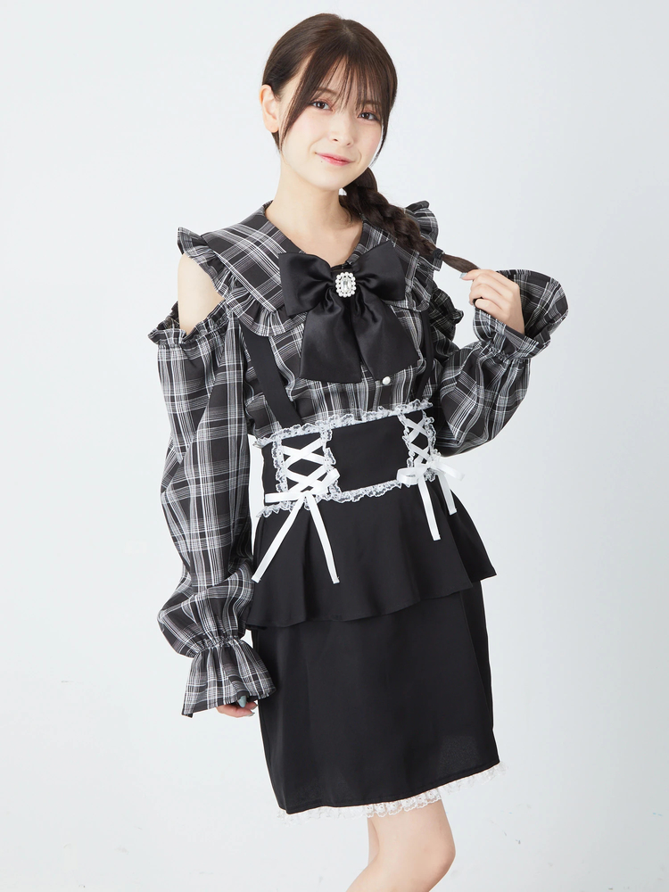 Be mqin スピンドルペプラムSK - Ank Rouge(アンクルージュ)のスカート