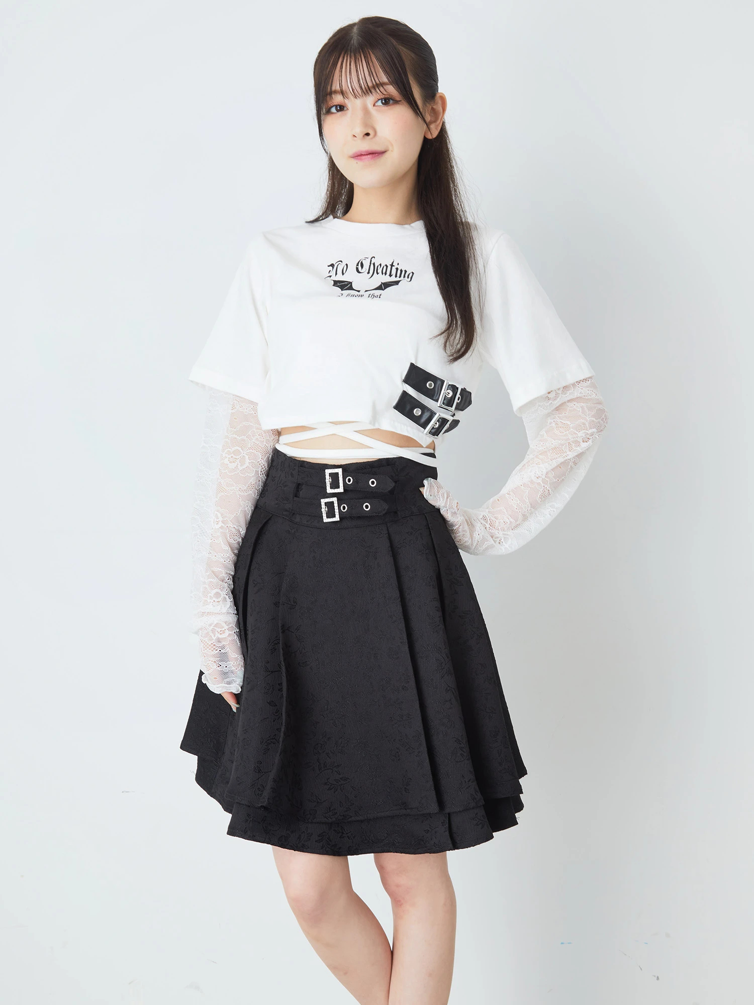 ベルトフレアSK - Ank Rouge(アンクルージュ)のスカート｜ファッション 