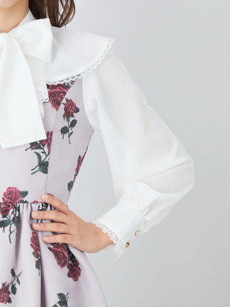 Ank Rouge MELT ROSEラッフルカラーOPワンピース Melt roseラッフルカラーOP - Ank Rouge(アンクルージュ)の