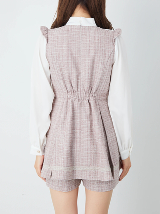 ラメツイードラッフルコンビネゾン - Ank Rouge(アンクルージュ