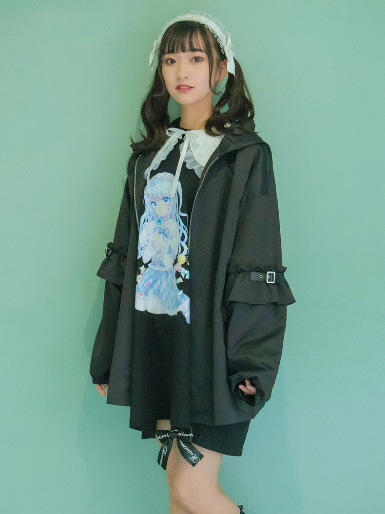「#期間限定」のおすすめ人気ランキング ゴシックバックプリントブルゾン Rouge(アンクルージュ)の Ank - ジャケット・アウター