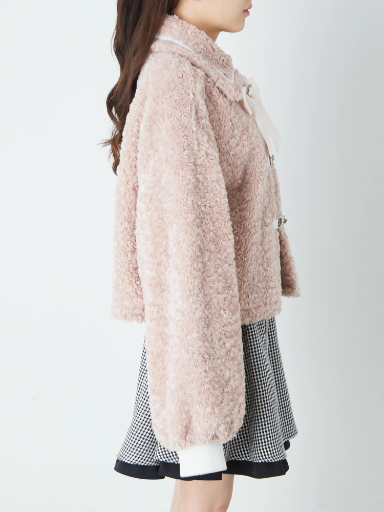 rienda ボアダッフルコート rienda | テディボア2WAYロングコート (コート ) |SHEL'TTER