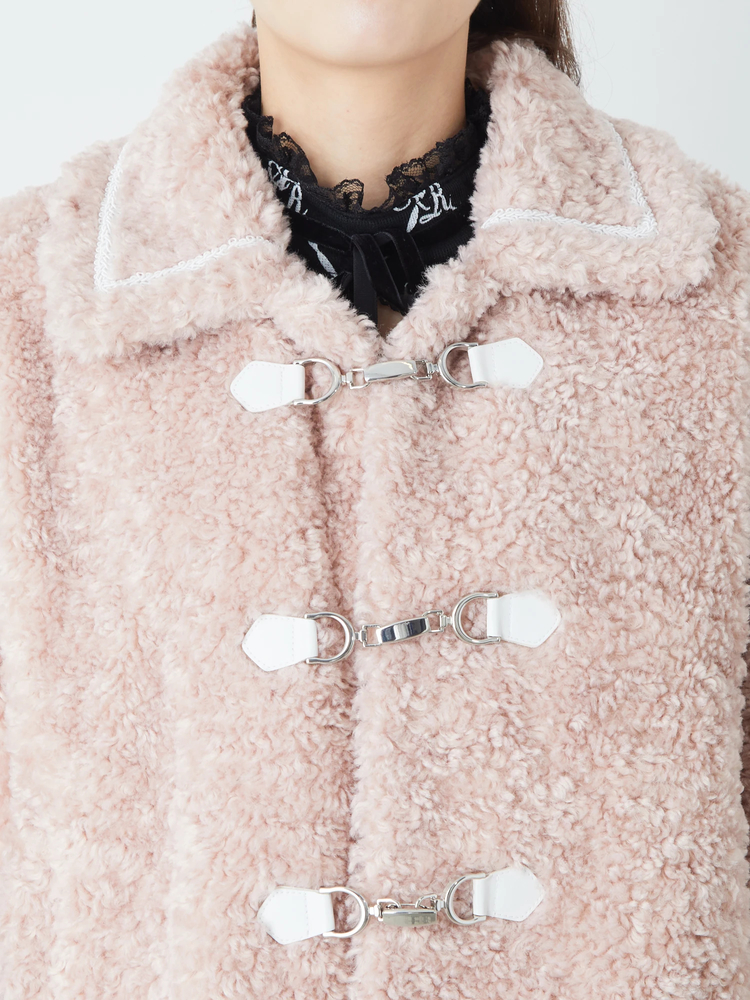 rienda ボアダッフルコート ☆rienda☆ボアダッフルコート☆グレー☆M