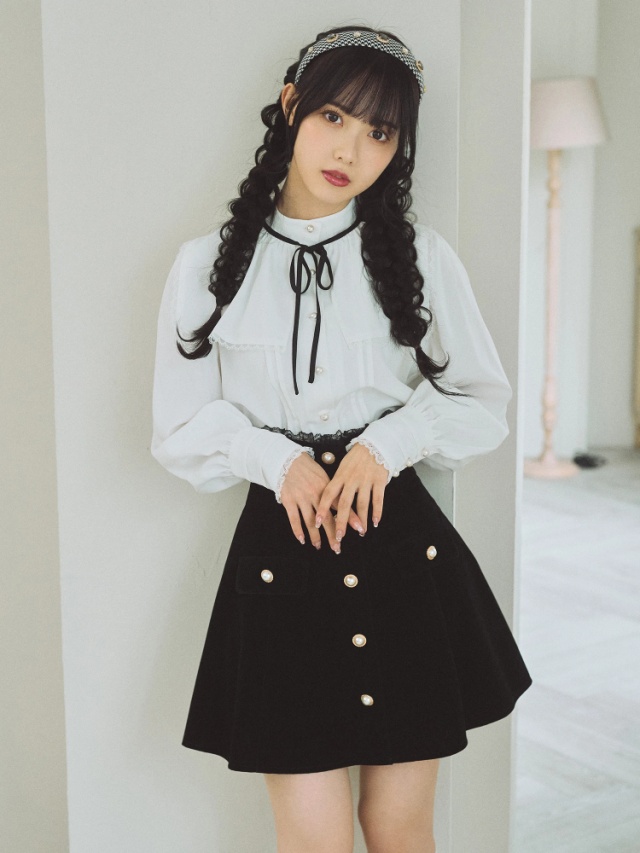 BACKスピンドルハイウエストフレアーSK - Ank Rouge(アンクルージュ)の  