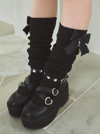 クロスリボンルーズソックス - Ank Rouge(アンクルージュ)のソックス