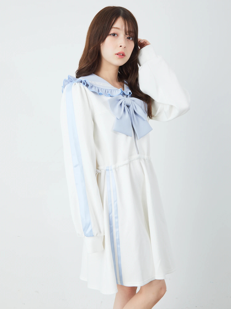 ★赤字セール★BCBGMAXAZRIA Debby Zip-Frontジャージワンピ★ STRAWBERRY-FIELDS（ストロベリーフィールズ）｜マットジャージ