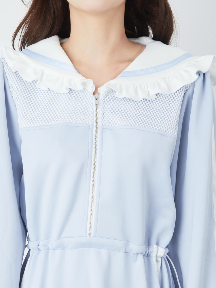 未使用☆　BCBG　ワンピース　ジャージレース柄装飾プリント　ピンクベージュ☆ 中古・古着通販】TADASHI SHOJI (タダシ ショージ) レース