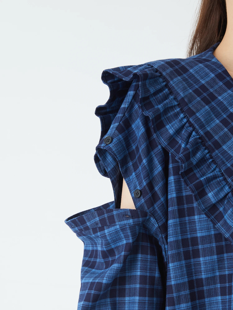 ネクタイシャツワンピース - Ank Rouge(アンクルージュ)のシャツワンピ