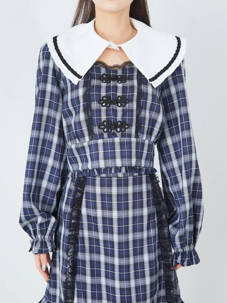 【希少】Yves Saint Laurent チャイナ服 レース トップス チャイナチェックTOPS - Ank Rouge(アンクルージュ)のTシャツ