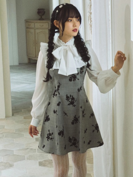 ローズフロッキーフレアーワンピース Ank Rouge アンクルージュ のワンピース ファッション通販 Ailand アイランド