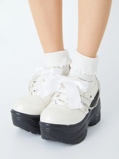 チェーン厚底スニーカー