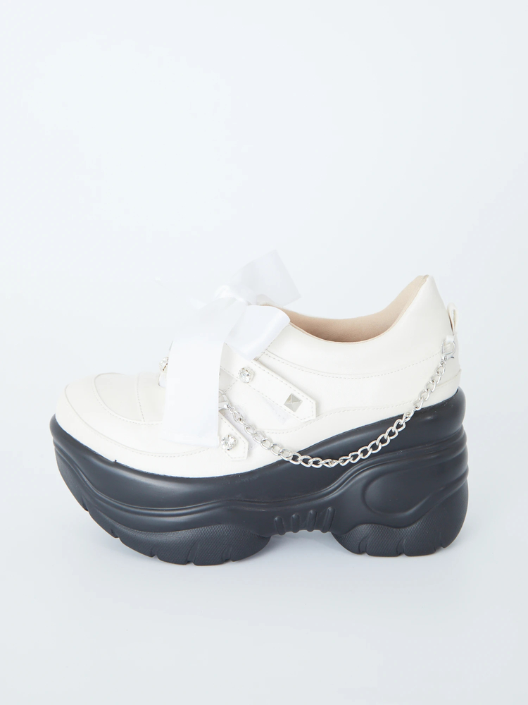 チェーン厚底スニーカー - Ank Rouge(アンクルージュ)の