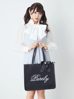 ロゴ刺繍A4BAG