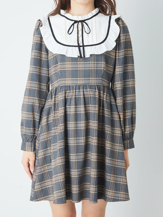 新品 未使用♥アンクルージュ ラウンドヨーク セットアップ ワンピ ラウンドヨーククラシックワンピース - Ank Rouge(アン