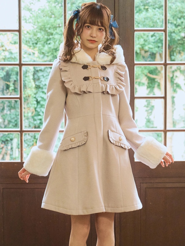 ビットデザインドーリーダッフルコート - Ank Rouge(アンクルージュ)の  